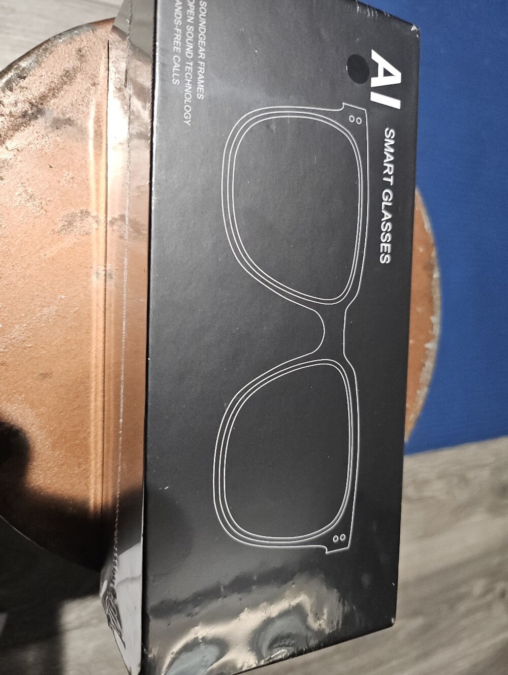 AI Smart Glasses - Black Packaging